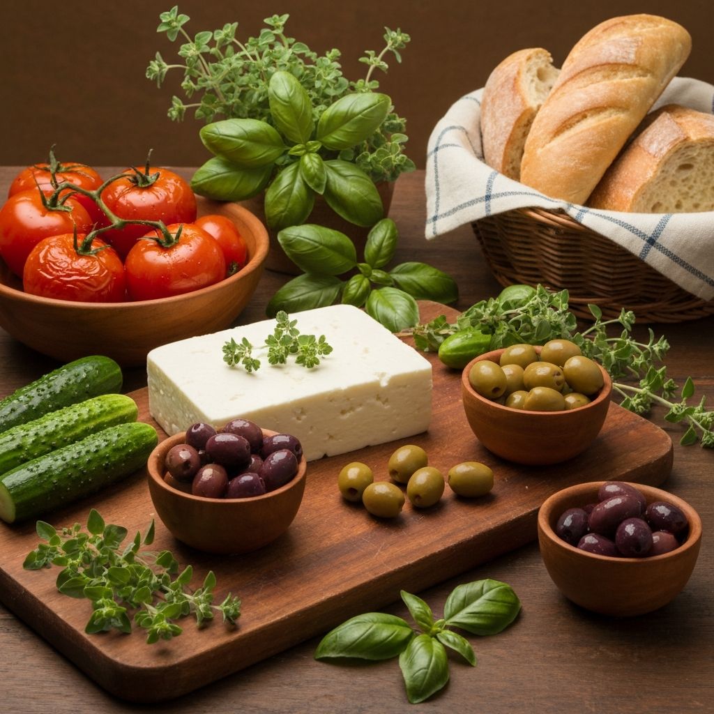 Traditional Greek food